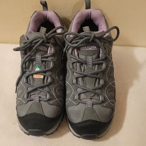 Tarantula QLITE Purple Gray Steel Toe Women's size 9.5 EE Shoes Lace Sneakers